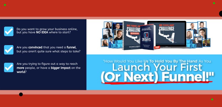 Pay for your dreams with the One Funnel Away Challenge